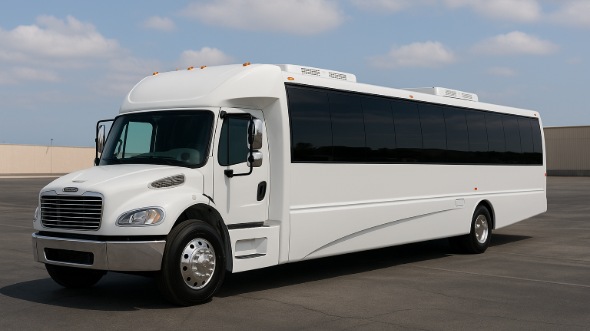 Exterior of Charter Bus Company Bolingbrook's 15 Passenger Minibus in Bolingbrook