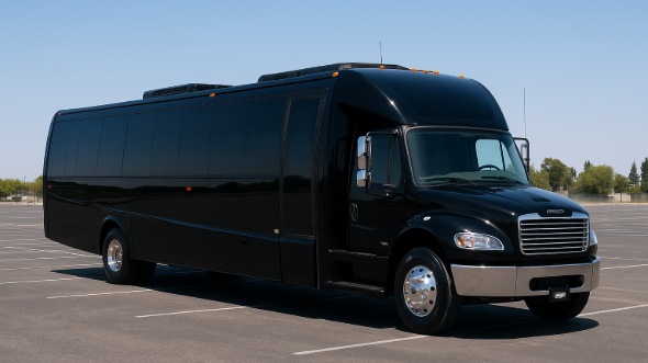 Exterior of Charter Bus Company Bolingbrook's 30 Passenger Minibus in Bolingbrook