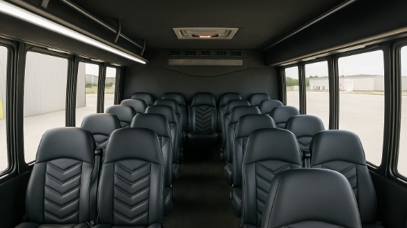 bolingbrook 15 passenger minibus inside