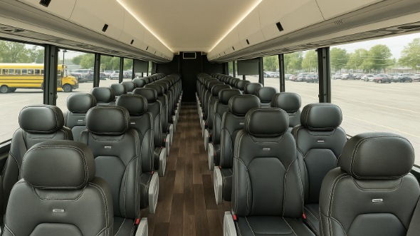 bolingbrook 18 passenger minibus inside