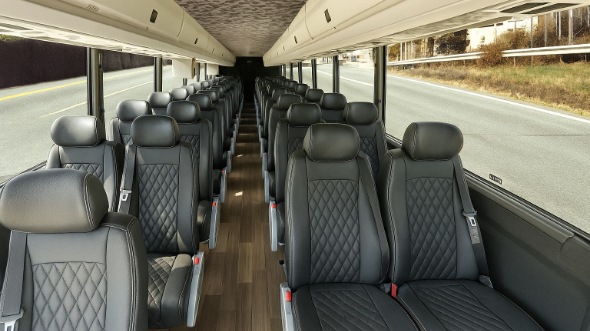 bolingbrook 25 passenger minibus inside