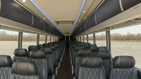 bolingbrook 55 passenger charter bus rental