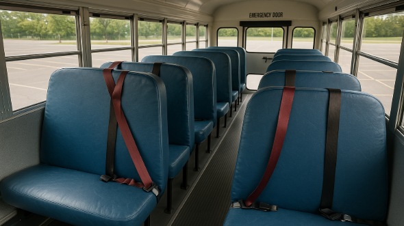 bolingbrook school bus rental interior