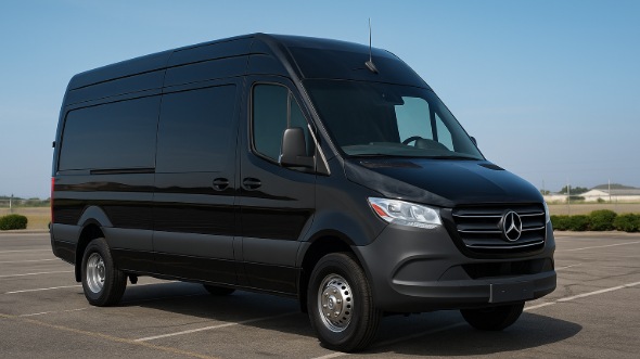 Exterior of Charter Bus Company Joliet's Sprinter Limo in Joliet